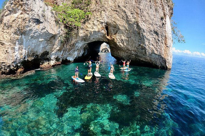 Paddleboard and Snorkeling Experience in Los Arcos - The paddle to Los Arcos takes real effort