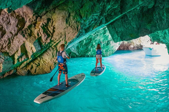 Paddleboard in Capri between caves and beaches. Photos included! - Capri from the water, not the pavement
