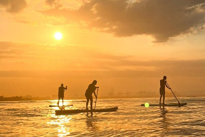 Paddleboard Tour - The lesson comes before the sunset ride