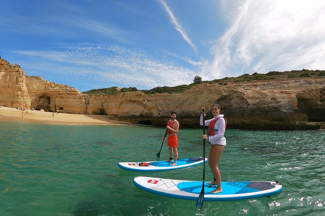 Paddleboarding adventure at Benagil caves - Smaller caves and the Algarve coast