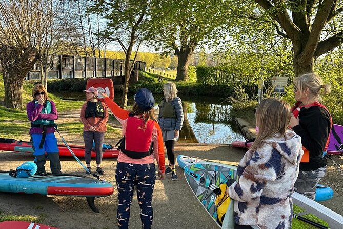 Paddleboarding Adventures in Tonbridge - Learning the first moves on the River Medway
