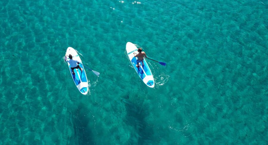 Paros: Private Catamaran Cruise with Lunch, Drinks & SUP - What the six-hour schedule feels like