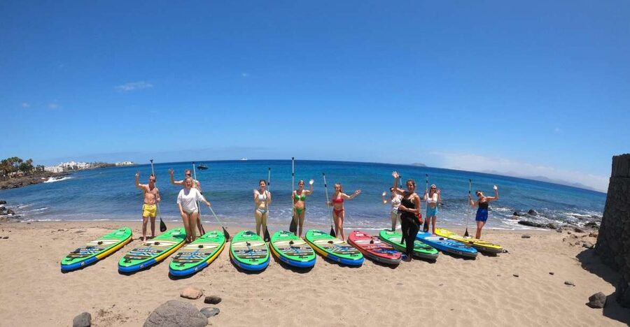 Playa Blanca: Stand up paddle class for beginners - Playa Blanca Water and the Coastline