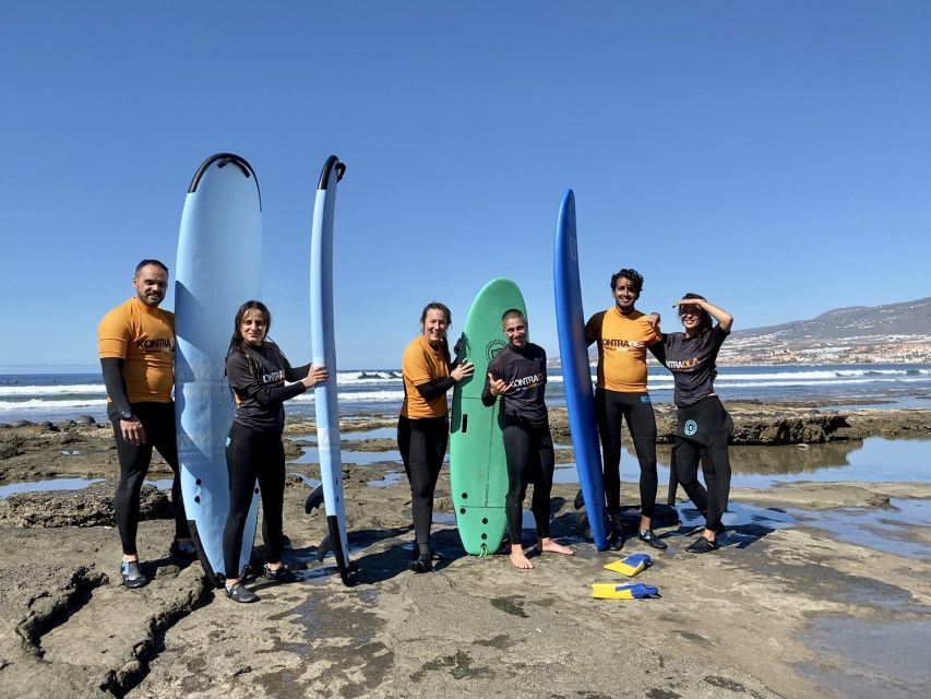 Playa de las Américas: Private or Small-Group Surf Lesson - Why low tide controls the start time