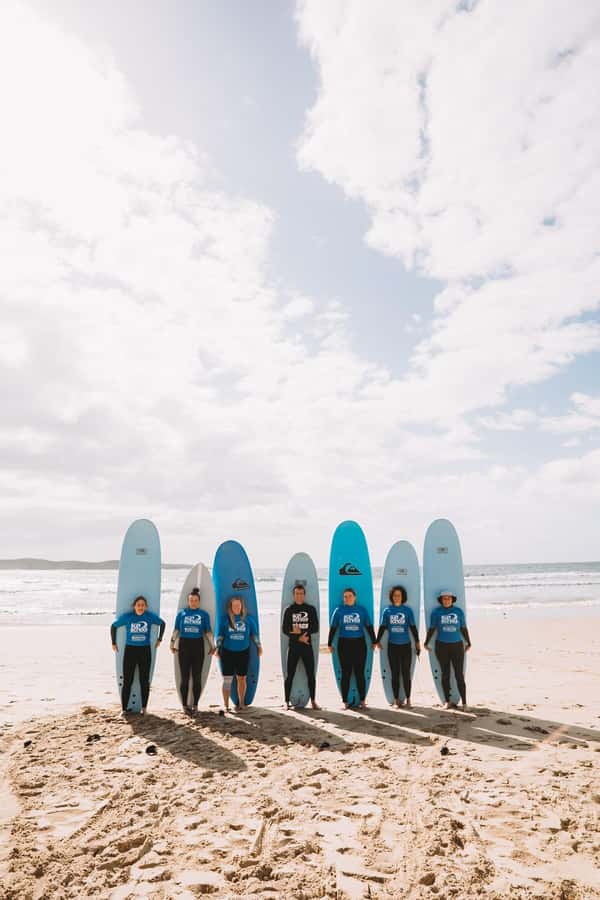 Port Stephen: One Mile Beach Group Surf Lesson - The First Minutes: Safety and Dry-Land Practice