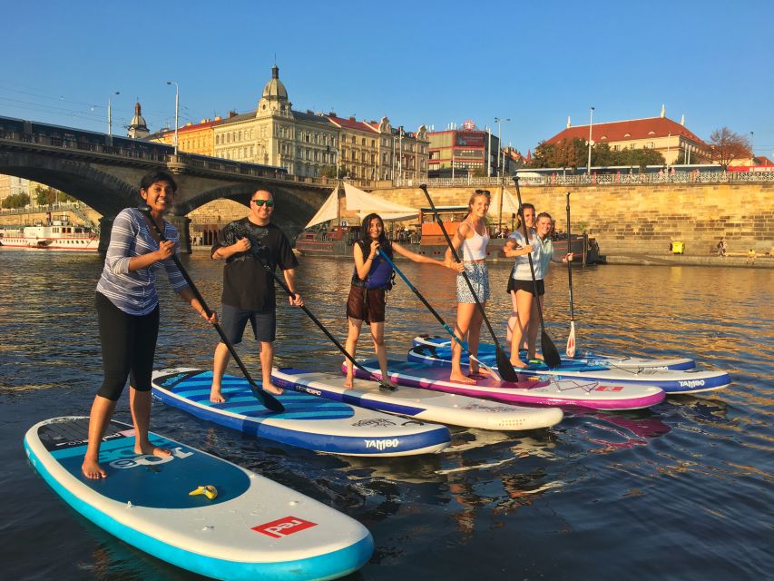 Prague: 2-Hour Paddle Boarding in the City Centre - Prague looks different from a paddleboard