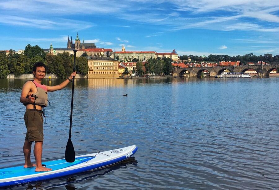 Prague: 2-Hour Paddle Boarding in the City Centre - The fun extras depend on the group