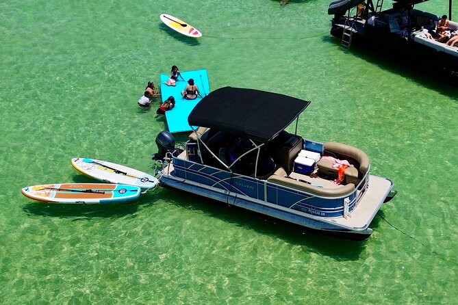 Private Crab Island Excursion with Bote Paddleboards - Leaving Fort Walton Beach for the Destin waterway