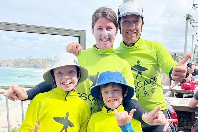 Private Family / Small-Group Surf Lesson (max. 4) in Newquay. - Meeting at Escape Surf School