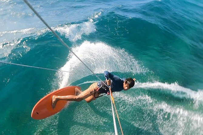 Private Kiteboarding Lesson in the Riviera Maya - Isla Blanca and the training setting