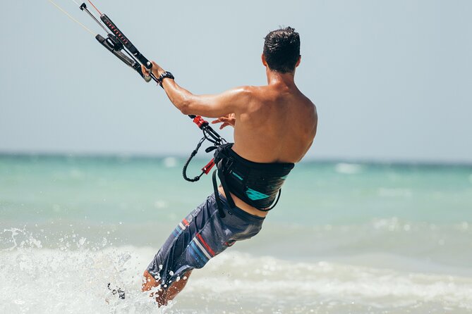 Private Kiteboarding Lessons in El Cuyo - Body Dragging and Power Strokes in the Water