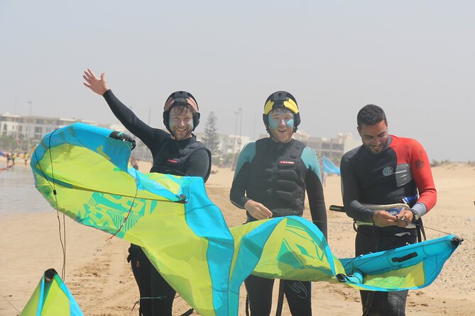 Private Kitesurf Lesson in Essaouira Morocco - Learning the water start with a board