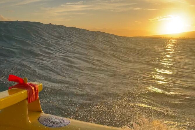 Private Outrigger Canoe Surfing Experience - The guides and the private feel