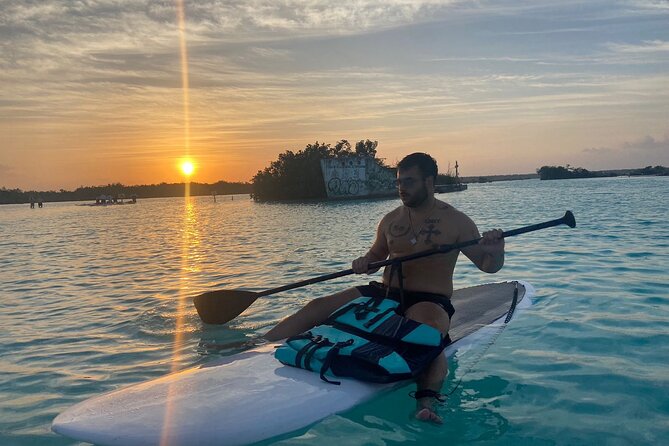Private Paddleboard Experience in Bacalar - Black Cenote and the change in water color