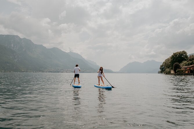 Private Stand Up Paddle Boarding Experience in Lake Como Bellagio - Paddling toward Villa Serbelloni