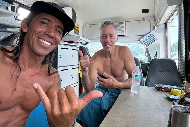Private Surf Lesson 100% support any level 90mins is perfect time - Entering the water with Eddie