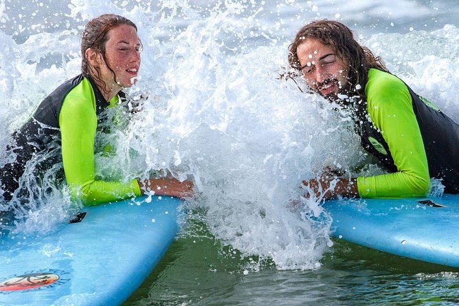 PRIVATE Surf lesson for Beginners Couple - Foam Boards Make the First Attempts Less Intimidating