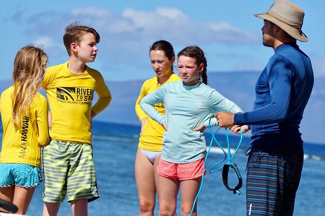 Private Surf Lesson for Group of 3-5 Near Lahaina - A realistic picture of success