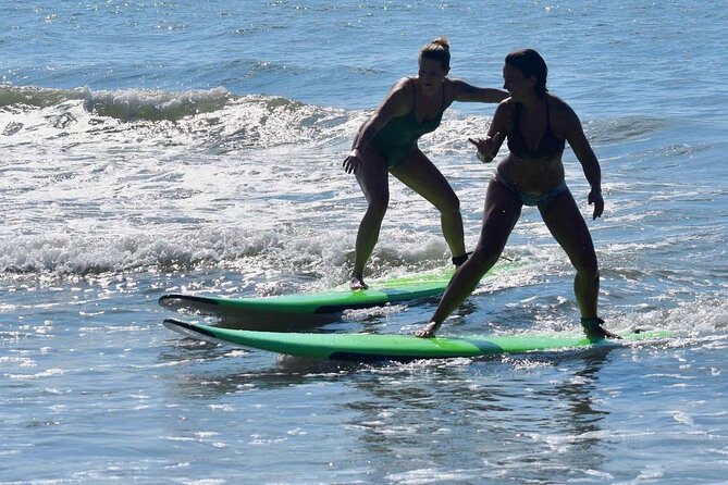 Private Surf Lesson in North Myrtle Beach - Practicing on the sand before entering the ocean