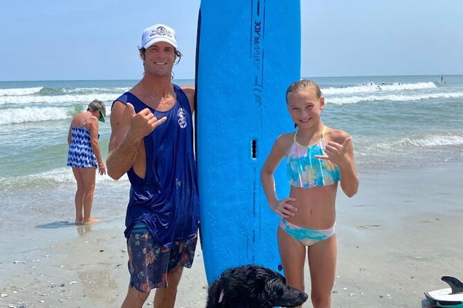 Private Surf Lesson in North Myrtle Beach - Instructors Brandon, John, and Logan
