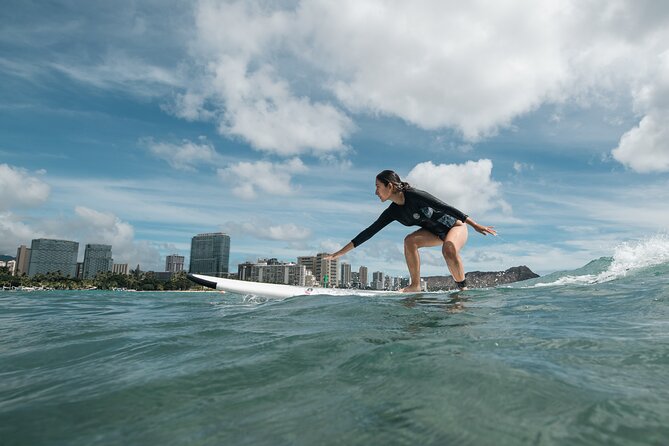 Private Surf Lesson in Waikiki - Getting ready on Waikiki Beach