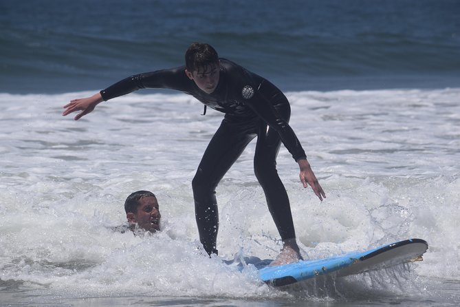 Private Surf Lesson Newport Beach, California - Safety and the first steps on the board