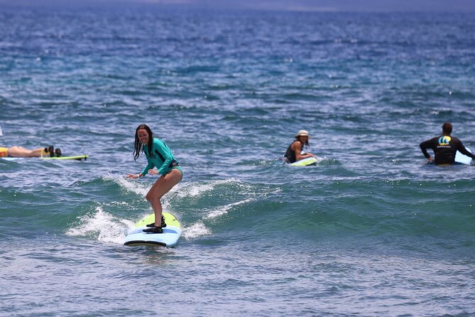 Private Surf Lessons from Kaanapali Beach - Riding the Waves at Kaanapali Beach