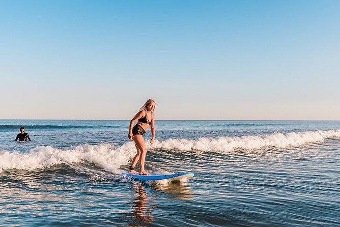 Private Surf Lessons in North Myrtle Beach - The first 10 minutes: learning on the sand
