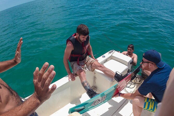 Private Wakeboard Session in Tortoreto - The short boat ride to open water