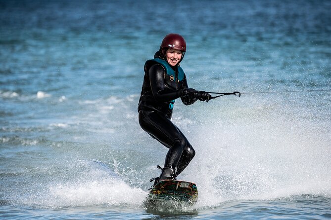 Private wakeboarding or waterskiing trip in Westfjords - Who will get the most from this morning