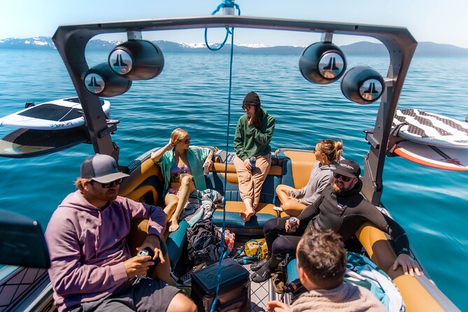 Private Wakesurf/Wakeboard Boat Charter Lake Tahoe - Captain Clay and the value of a private boat
