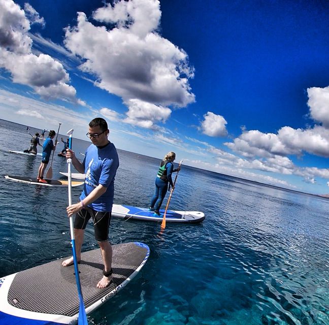 Puerto del Carmen: Stand Up Paddleboarding Class - A possible swim and a look below the board