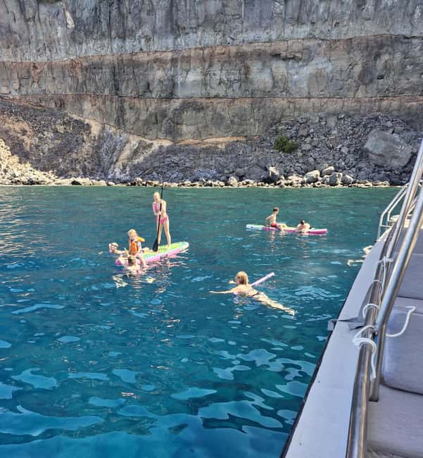 Puerto Rico, Gran Canaria: boat trip, drinks, food, paddle surfing, snorkeling - The ride back to Puerto Rico