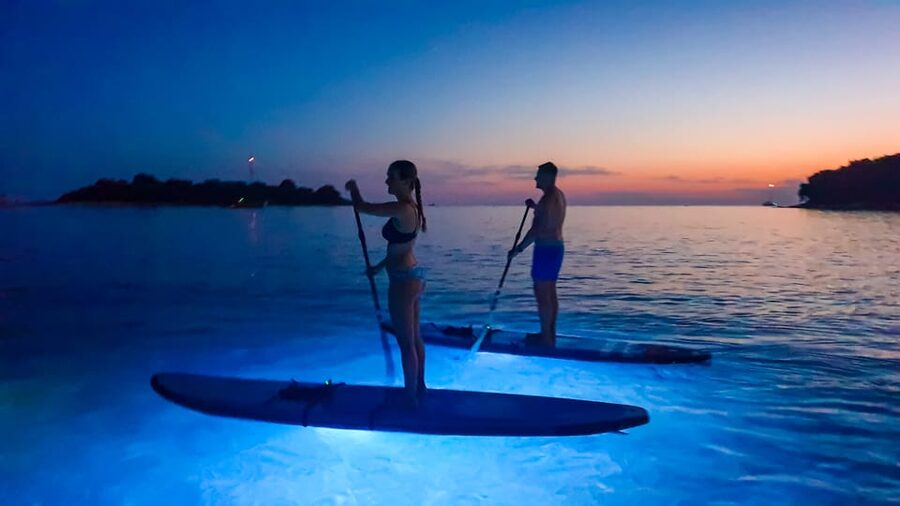 Pula: Night LED Stand-Up Paddle Board Tour - The practical value of the $67 price