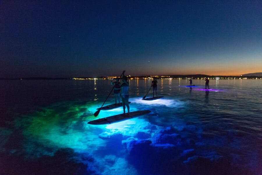 Pula: Night LED Stand-Up Paddle Board Tour - How the 1.5-hour schedule works