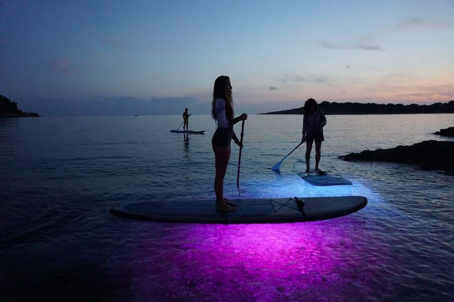 Pula: Night LED Stand-Up Paddle Board Tour - What to bring and what not to expect