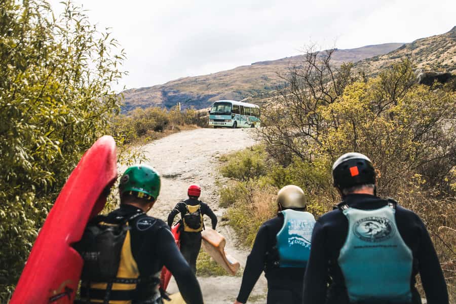 Queenstown: White Water Surfing Along the Kawarau River - Getting suited up for the river