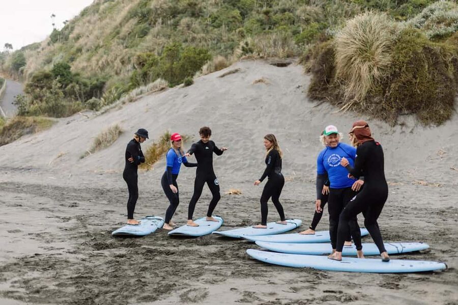 Raglan: 3 Day Surf Lesson Package - What happens during the first two-hour lesson