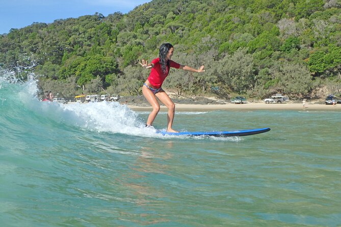 Rainbow Beach: Surf Lesson Safari & Beach 4WD Double Island Point - Why Double Island Point makes this lesson different