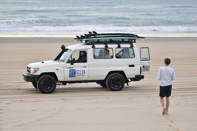 Rainbow Beach: Surf Lesson Safari & Beach 4WD Double Island Point - How long the three-hour outing feels