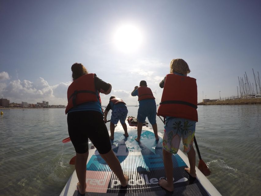 Rent a Giant Stand Up Paddle XXL for groups - One giant board, six paddles, and plenty of teamwork