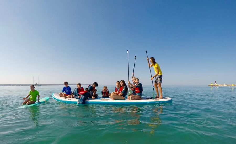 Rent a Giant Stand Up Paddle XXL for groups - The real value of $170 for up to six people