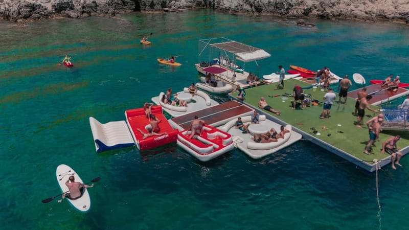 Rhodes: Gulet Trip with Food, Drinks, SUP, Kayak & Swimming - Anthony Quinn Bay: a 40-minute emerald swim