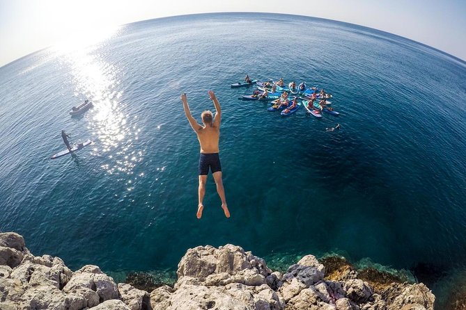 Rhodes: Stand Up Paddle & Snorkel Adventure - The sea cave and optional cliff jump