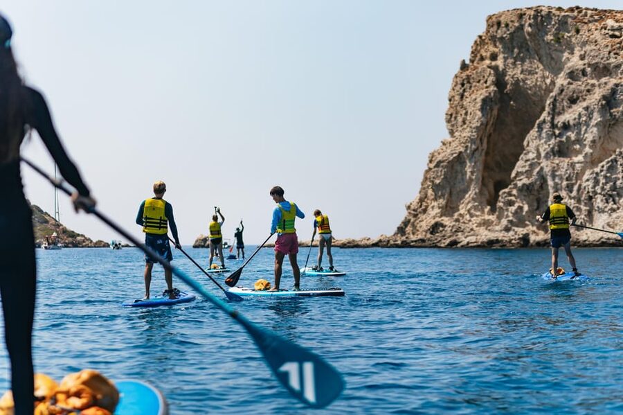 Rhodes: Stand-Up Paddleboard and Snorkeling Tour - The secret cave and first snorkel stop