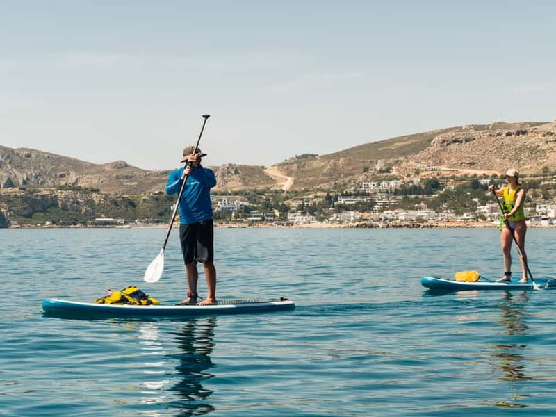 Rhodes: Stegna Beach Stand Up Paddleboarding Lesson - Clear water, a swim, and time to relax