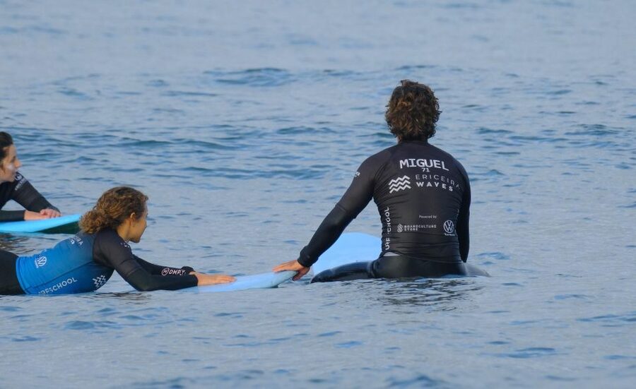 Ribeira d'ilhas , surf lessons at Ericeira WSReserve - Ribeira dIlhas and the Meeting Point