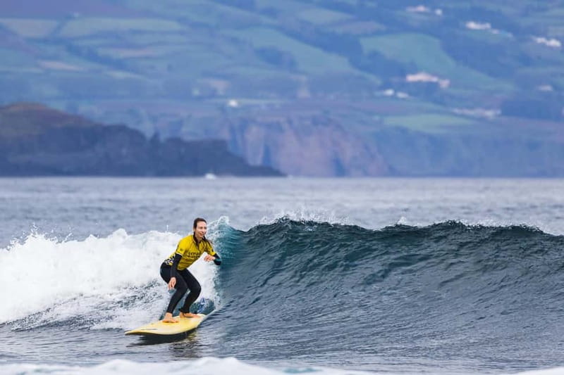 Ribeira Grande, Azores: Group Surf Lessons - The instructors keep the mood relaxed