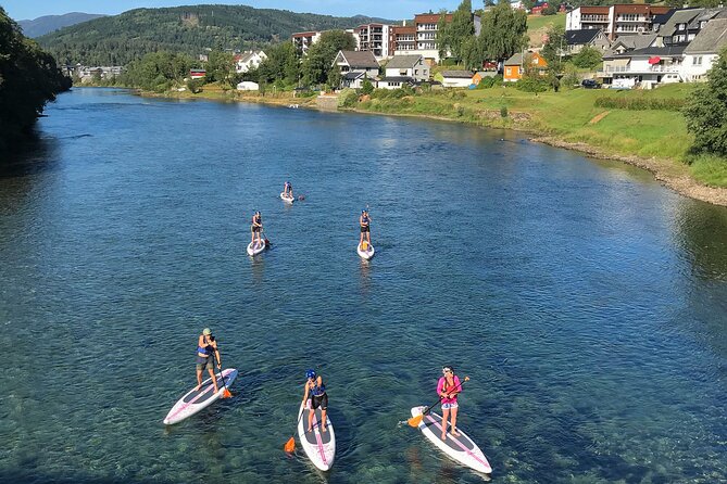 River SUP Voss - From calm lake water to the Voss River