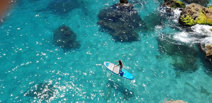 Ruta libre en paddel surf por la cascada de Nerja y Maro 😍 - Is $32 good value for this paddleboard rental?